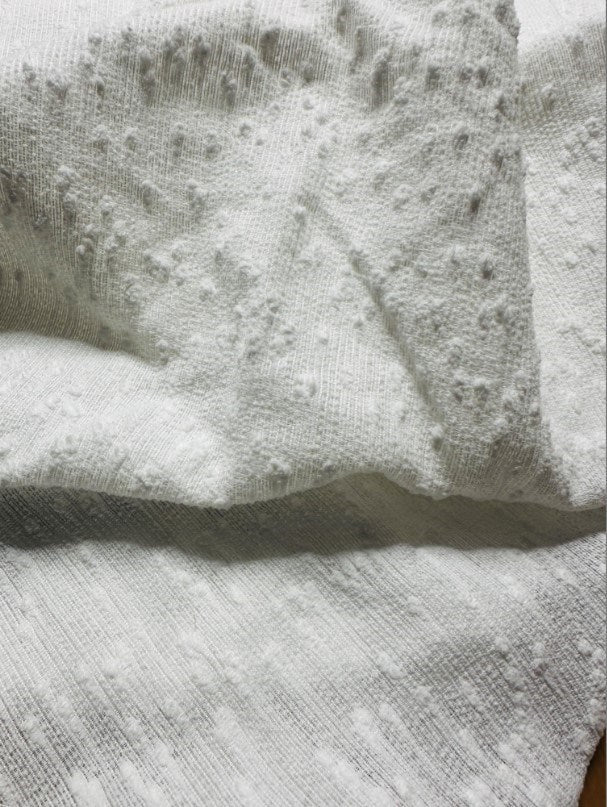 White - Boucle By Slender Morris Furnishings || In Stitches Soft Furnishings White - Boucle By Slender Morris Furnishings || In Stitches Soft Furnishings