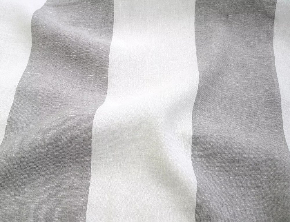 Stone - Coast Stripe By Unique Fabrics || In Stitches Soft Furnishings