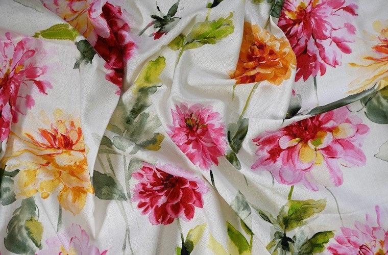 Sunshine - Dahlia Parade By Laura Ashley || In Stitches Soft Furnishings