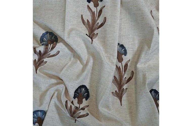 Indigo - Dandelion Embroidery By Laura Ashley || In Stitches Soft Furnishings
