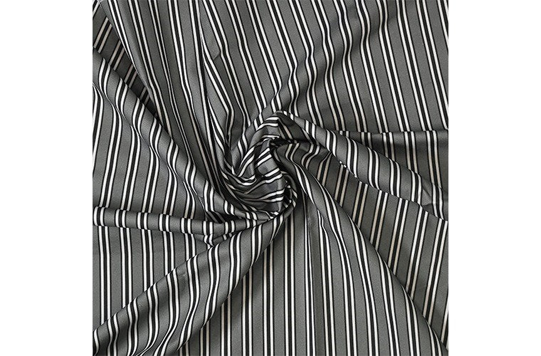 Charcoal - Farnworth Stripe By Laura Ashley || In Stitches Soft Furnishings