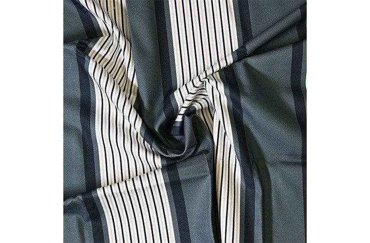 Denim - Tiverton Stripe By Laura Ashley || In Stitches Soft Furnishings