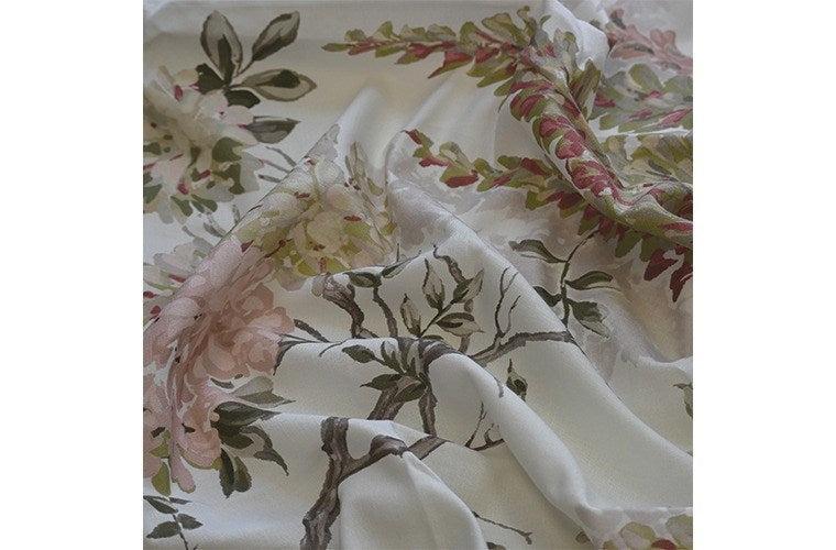 Blush - Wisteria Garden Print By Laura Ashley || In Stitches Soft Furnishings
