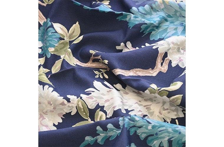 Midnight - Wisteria Garden Print By Laura Ashley || In Stitches Soft Furnishings