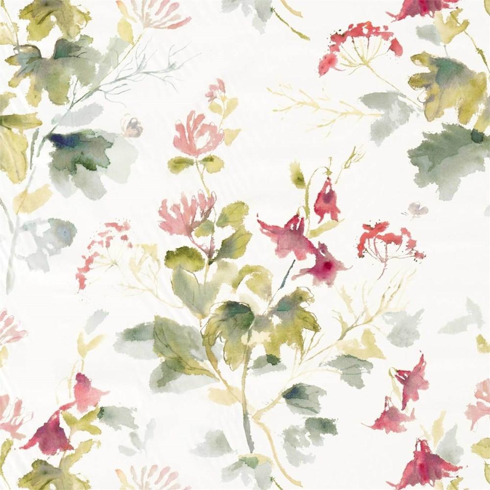 Fuchsia/Rose - Honey Flowers By Sanderson || In Stitches Soft Furnishings