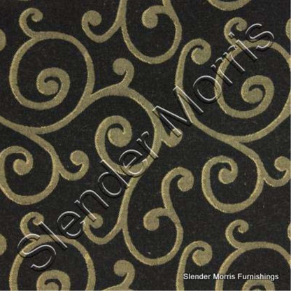 Black - Pamplona Uncoated By Slender Morris || In Stitches Soft Furnishings