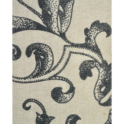 French Navy/Oatmeal - Tivoli By Raffles Textiles || In Stitches Soft Furnishings