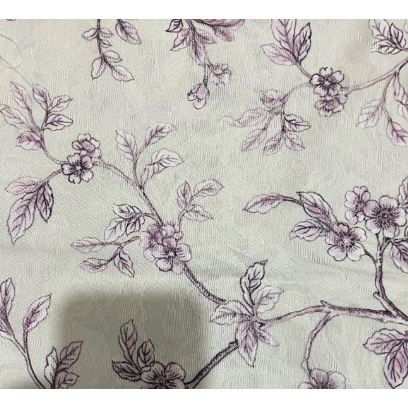 Purple-White - Vein (jacquard) By Slender Morris || In Stitches Soft Furnishings